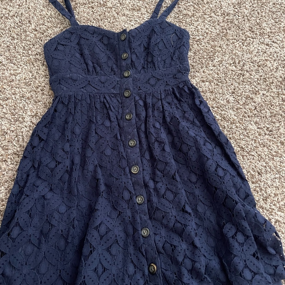 Charlotte Russe Navy Blue Dress. XS.